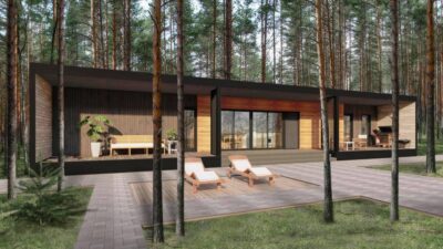 проект РУБУС 45-1П с баней