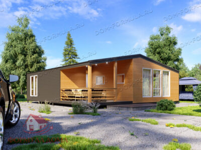 Проект каркасного дома КД-150