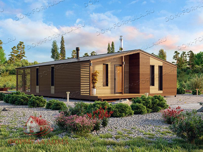 Проект каркасного дома КД-152