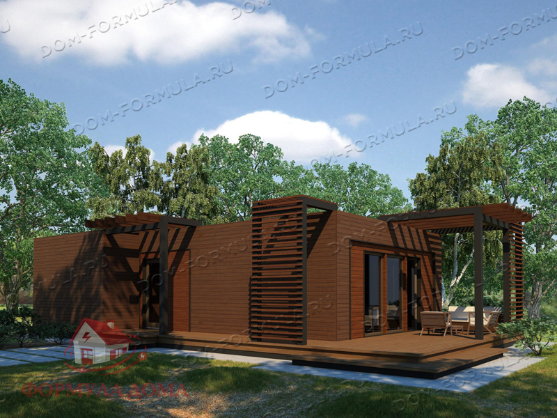 Проект каркасного дома КД-153