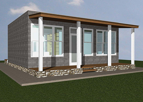 Модульный дом «Для двоих» №6