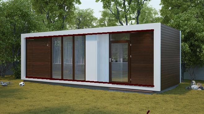 Дом из одного модуля №10