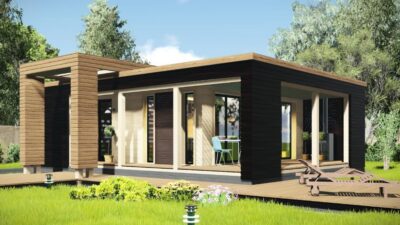 Дом из трех модулей №16