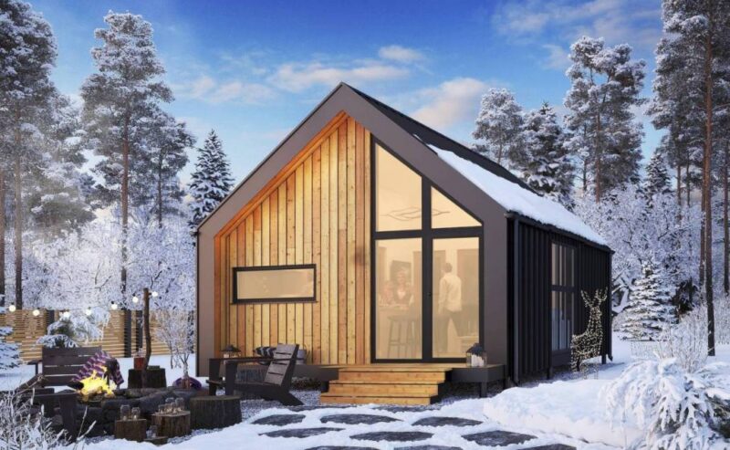 проект БАРН 30-1С с баней