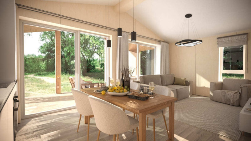 Модульный дом Барн 75