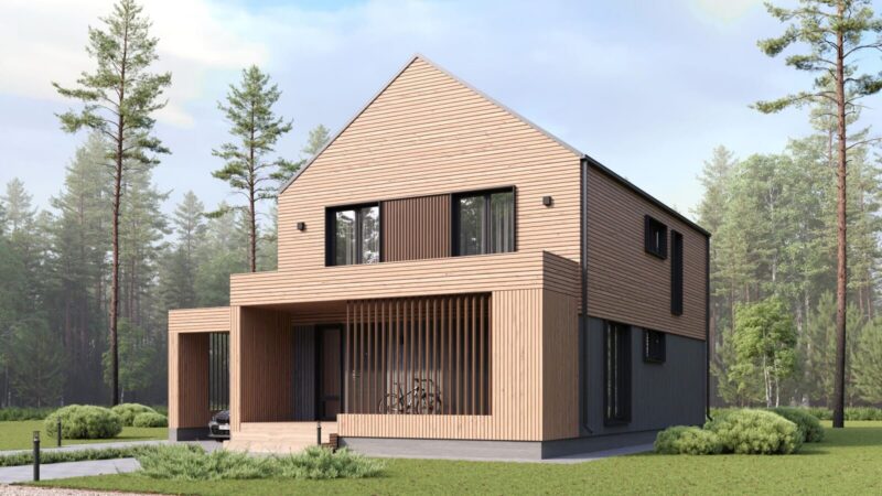 Модульный дом Экохаус 233