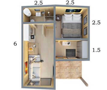 Модульный дом "Сканди L"