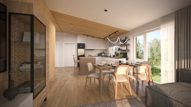 Модульный дом Барн 121