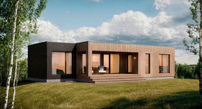 Модульный дом Куб 100