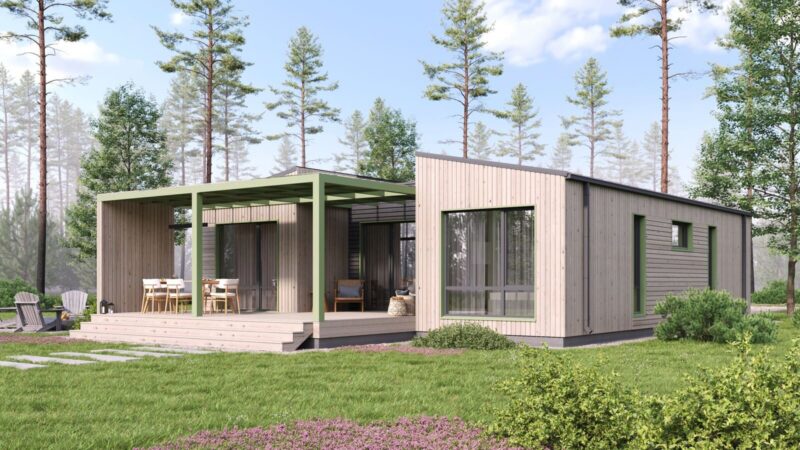 Модульный дом Экохаус 124