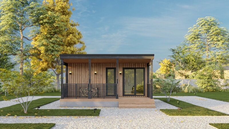 Модульный дом-баня Симпл 23