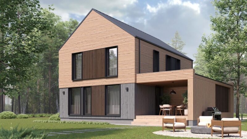 Модульный дом Экохаус 233