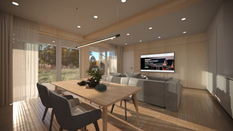 Модульный дом Куб 100