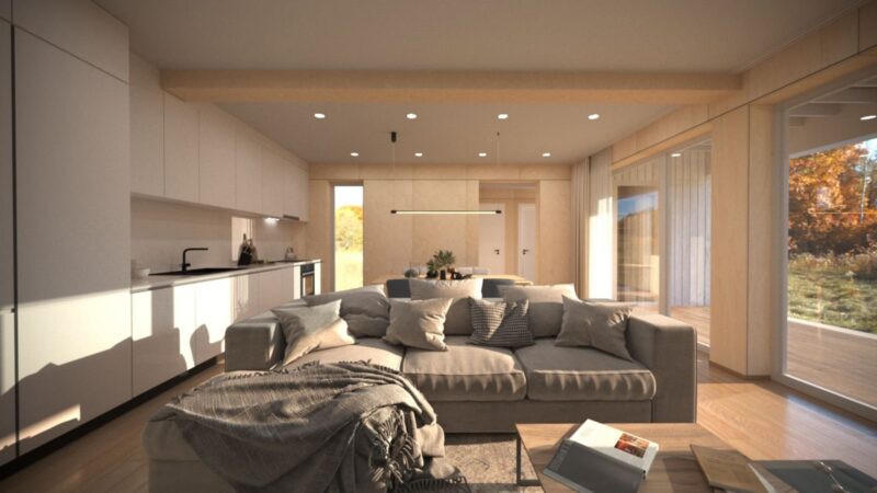 Модульный дом Куб 100