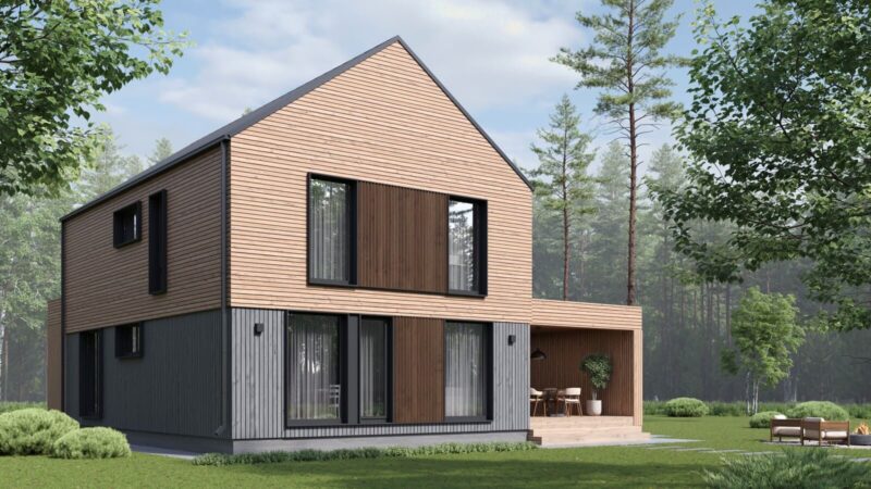 Модульный дом Экохаус 233