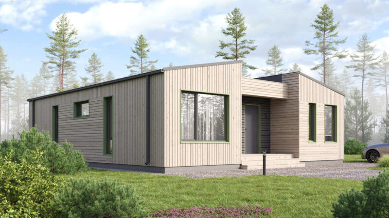 Модульный дом Экохаус 124