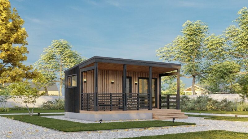 Модульный дом-баня Симпл 23