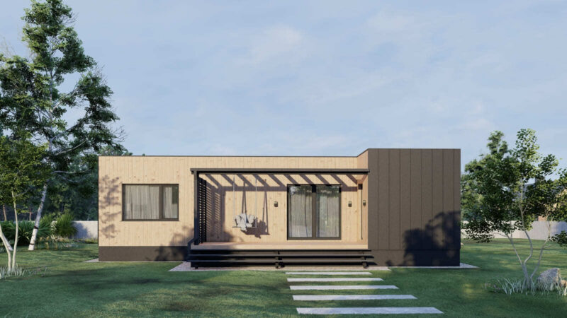 Модульный дом Куб 124