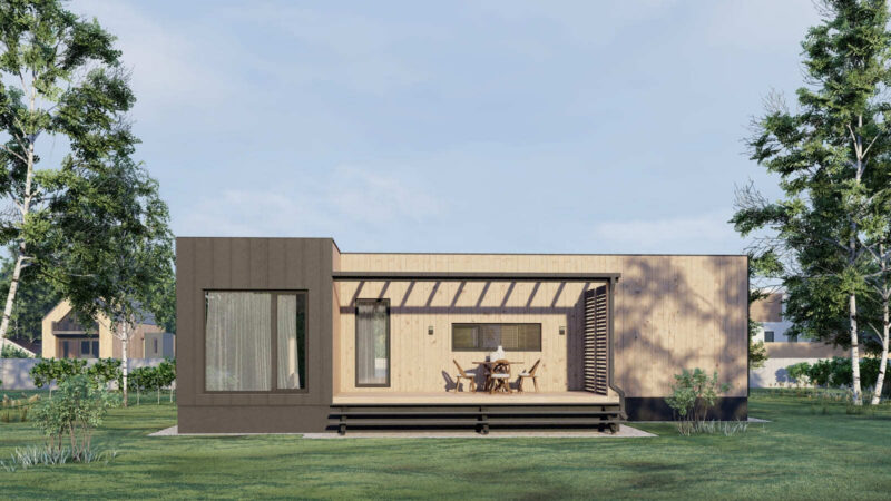 Модульный дом Куб 124