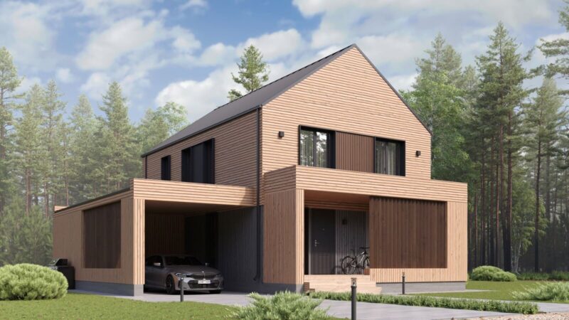 Модульный дом Экохаус 233