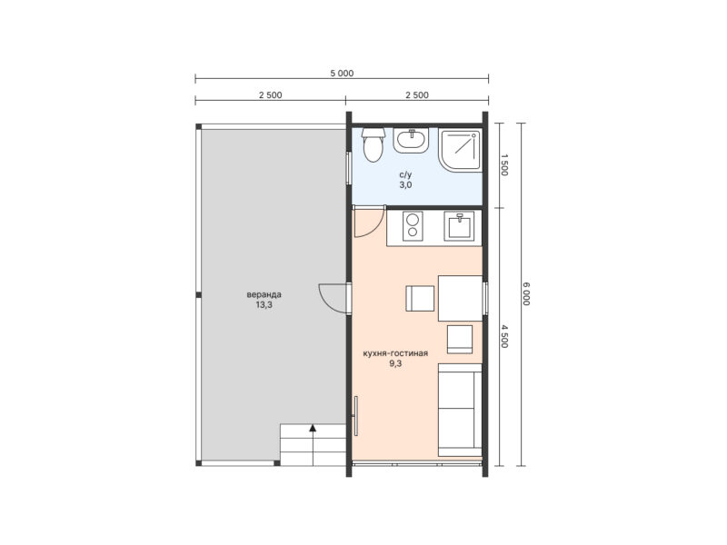 Модульный дом С-33