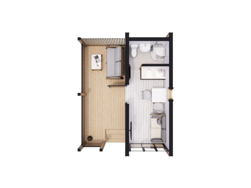 Модульный дом С-33