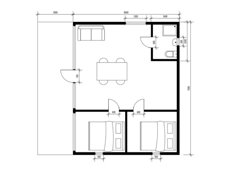 Модульный дом Д-46