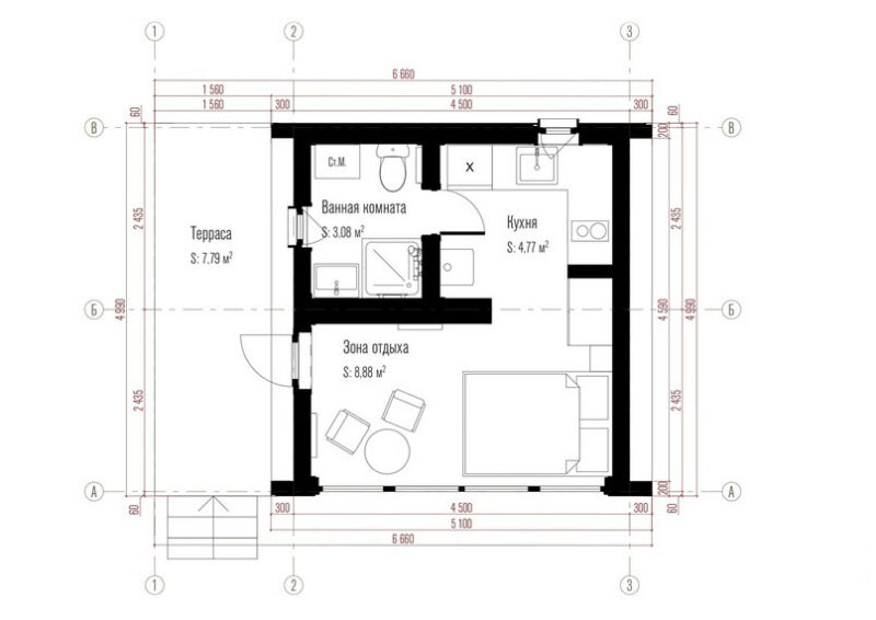 Модульный дом ГД-16