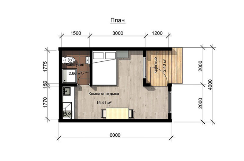 Модульный дом ГД-21