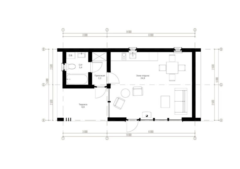 Модульный дом ГД-37