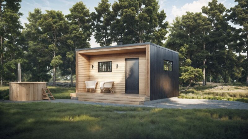 Модульная баня Йель 15