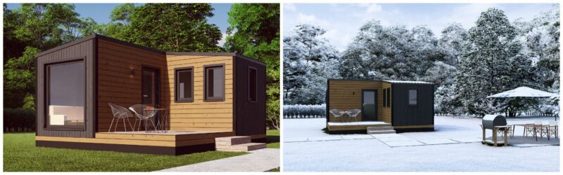 Модульный дом "Сканди M"