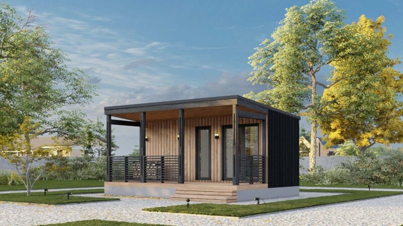 Модульный дом-баня Симпл 23