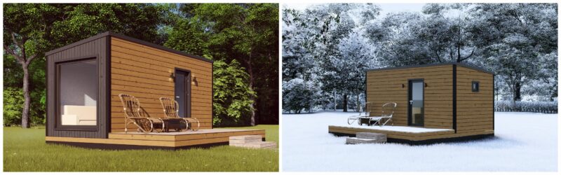 Модульный дом "Сканди S"