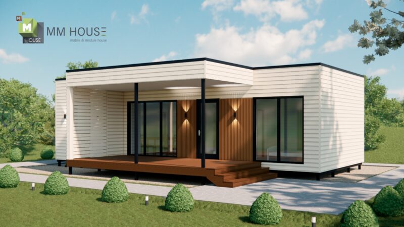 Минимализм 61 м2 с 2 спальнями и гардеробной