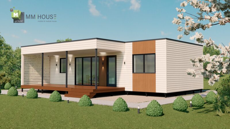 Минимализм 72 м2 с 2 спальнями и гардеробной