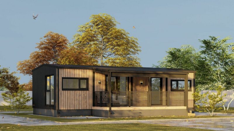 Модульный дом-баня Симпл 57