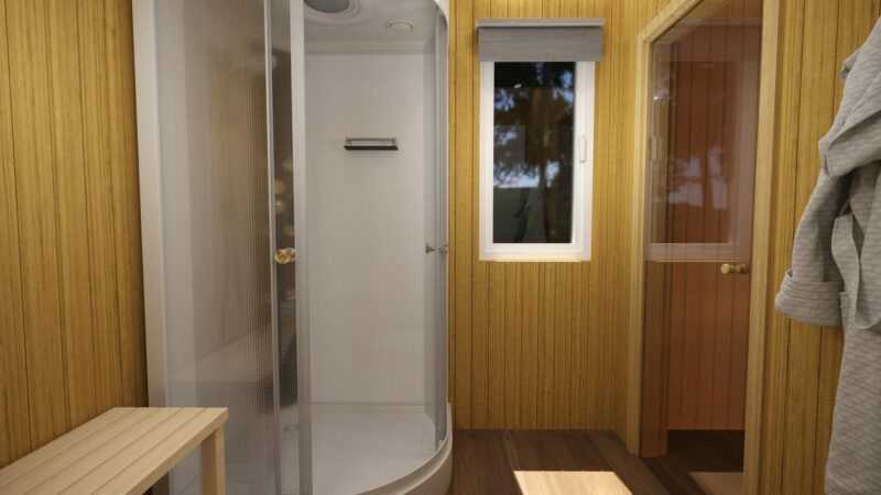 Модульный дом-баня Симпл 57