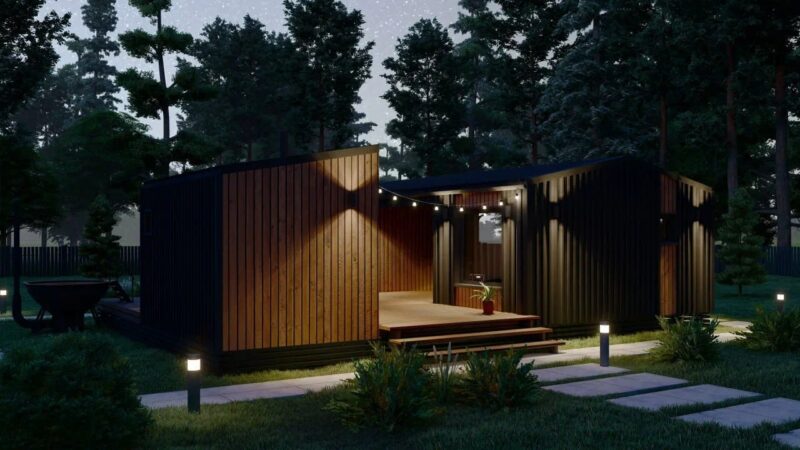 Проект «ГЛЭМП 45 + Баня»