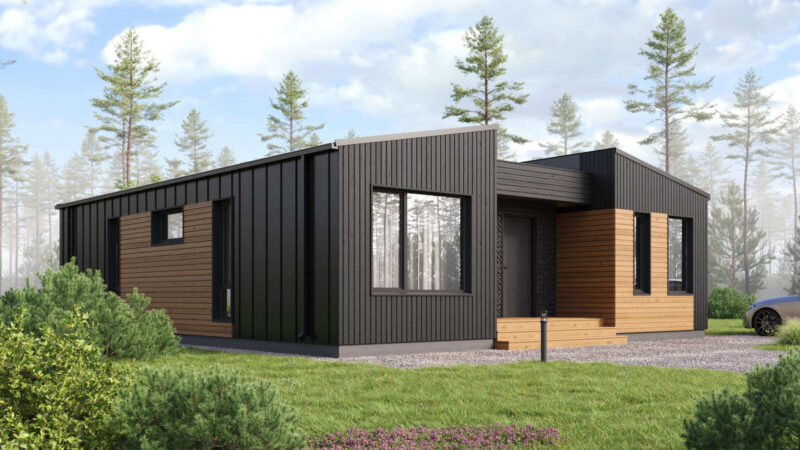 Модульный дом Экохаус 124