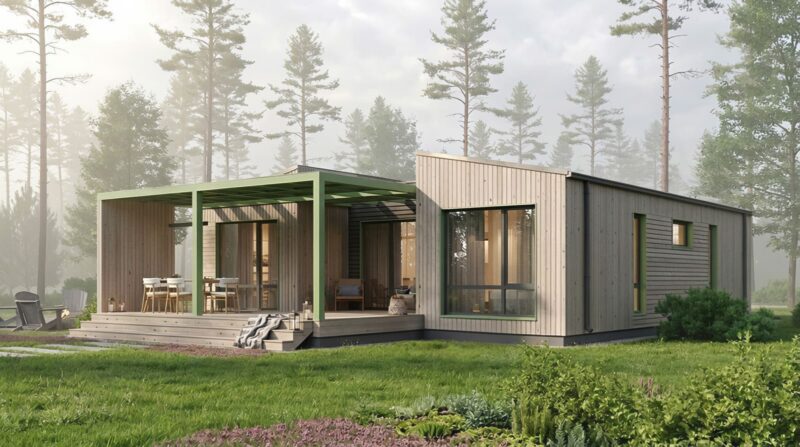 Модульный дом Экохаус 124